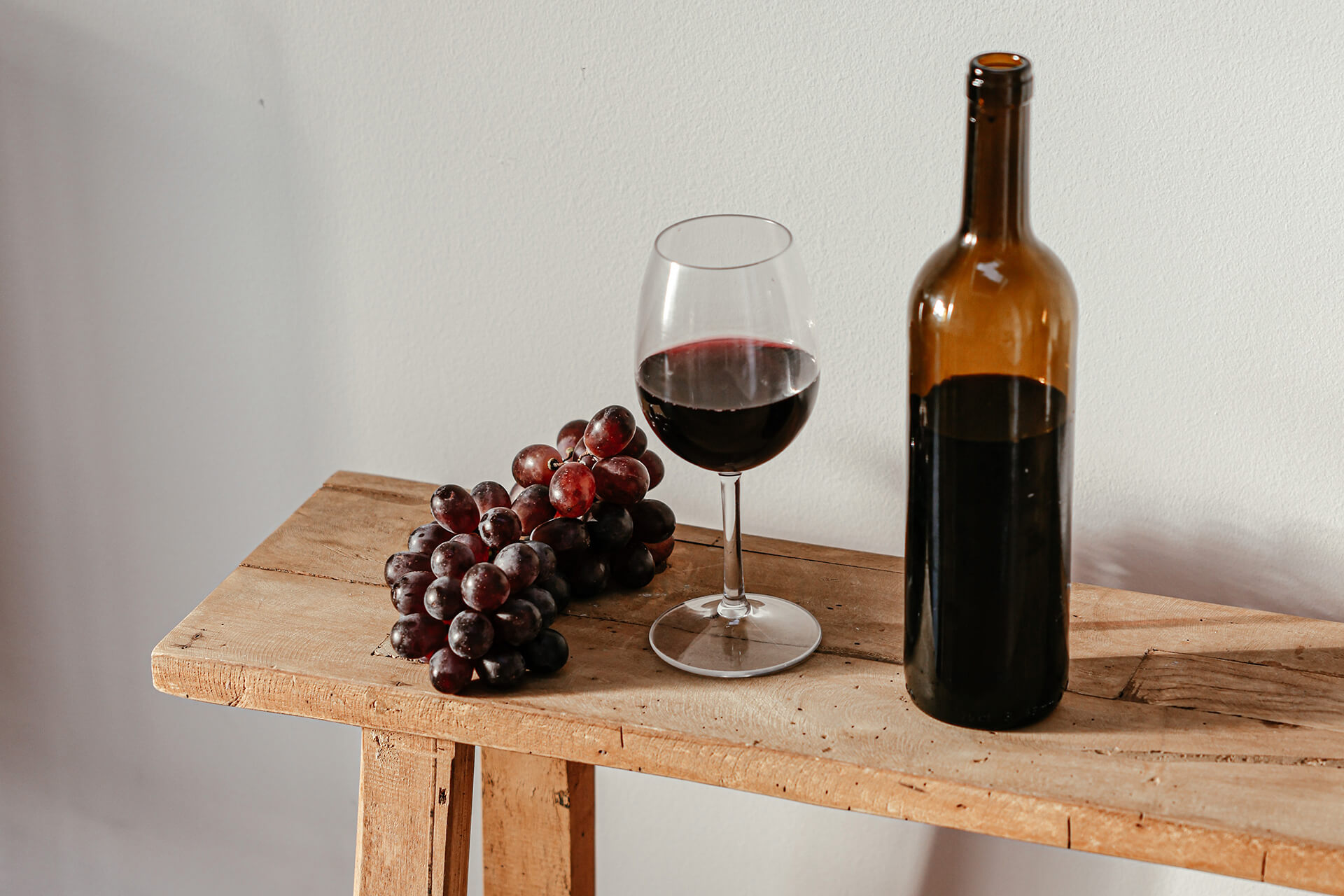 Elaboración artesanal de vino